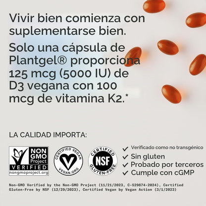 Sports Research® Vitamina D3 + K2