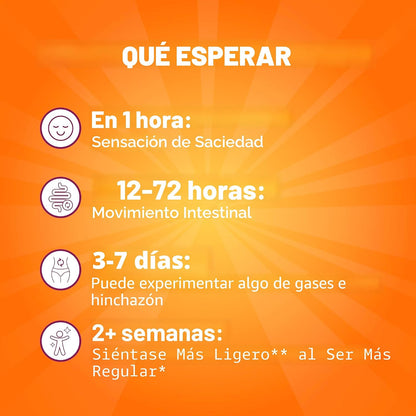 Metamucil 4-en-1 fibra de psyllium sin azúcar