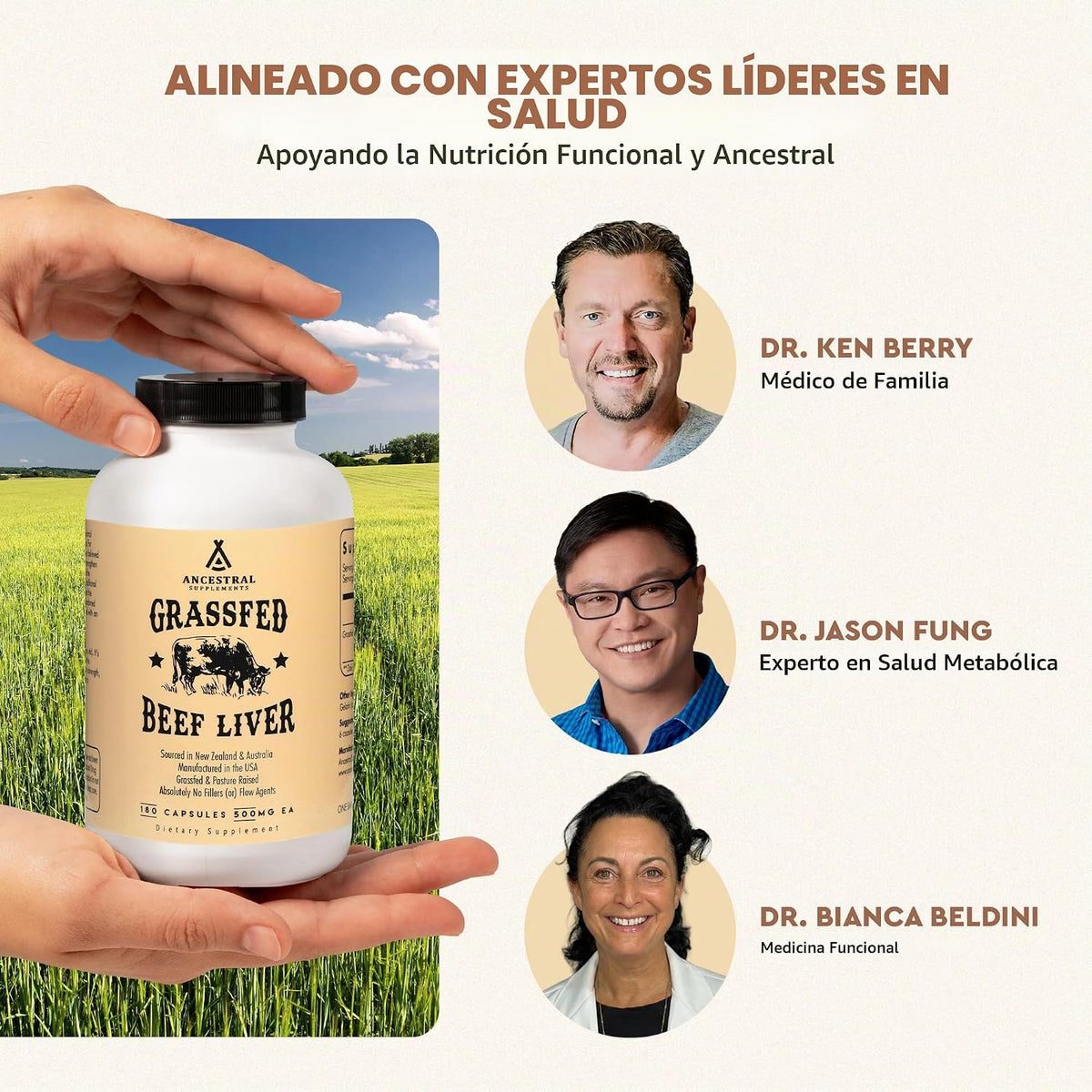 Suplemento de Hígado de Res 100% Alimentado con Pasto – Nutrición Ancestral y Energía Vital (Liofilizado)