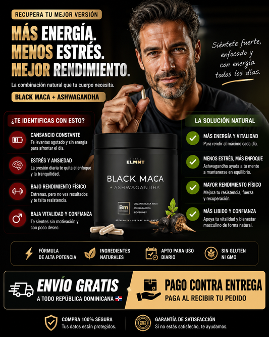 Black Maca Elmnt + Ashwagandha